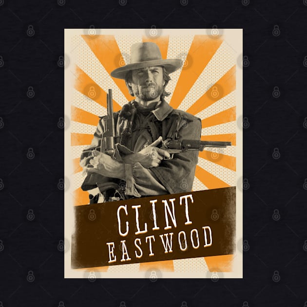 Vintage Aesthetic Clint Eastwood by SkulRose